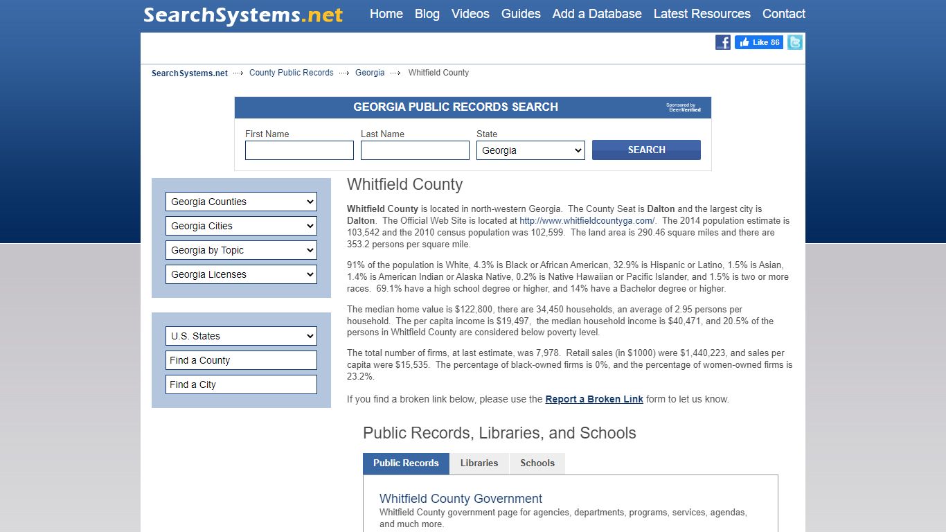 Whitfield County Criminal and Public Records